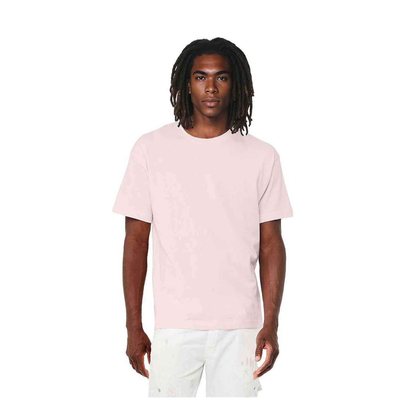 Soft Pink - Side - Bella + Canvas Unisex Adult Heavyweight Boxy T-Shirt
