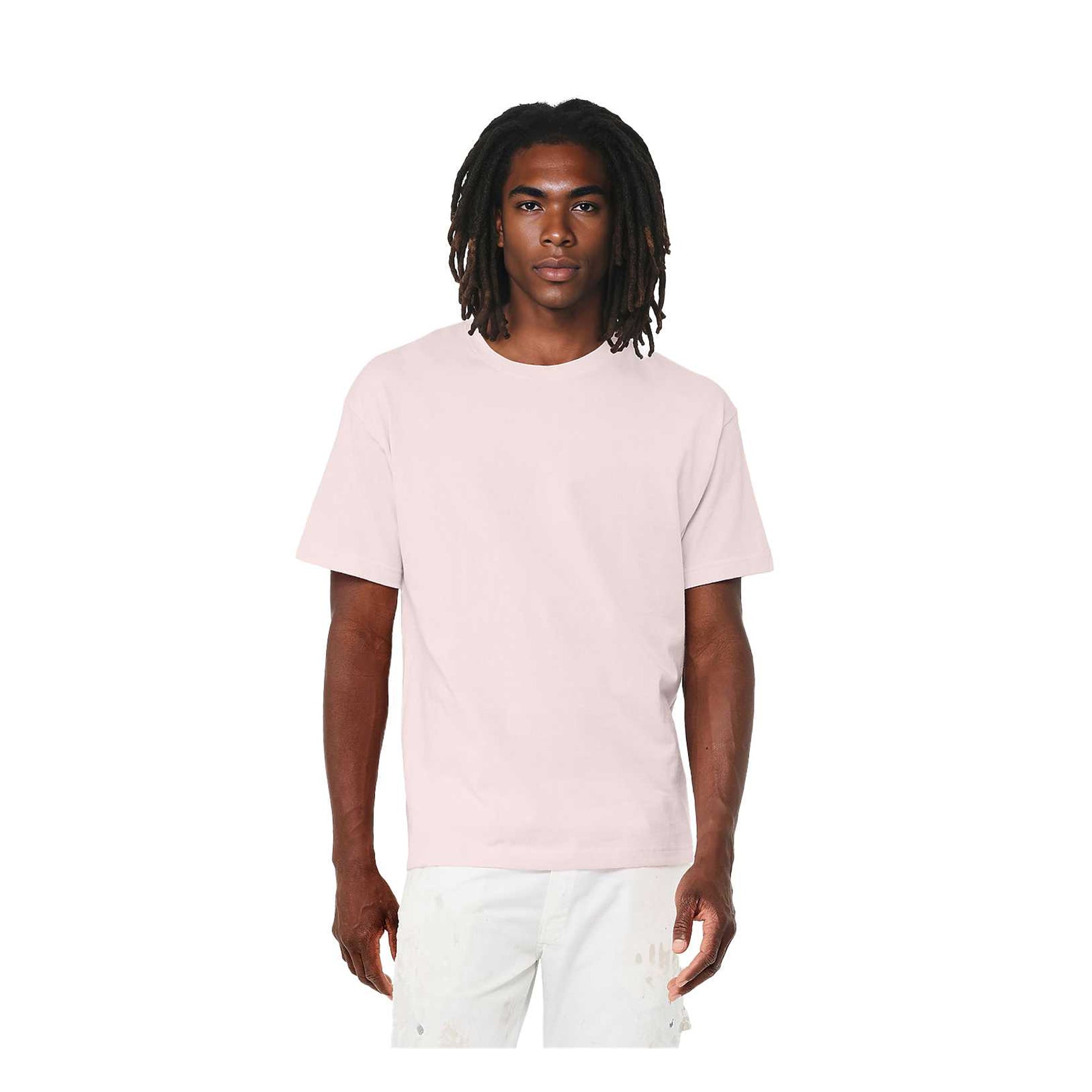 Soft Pink - Side - Bella + Canvas Unisex Adult Heavyweight Boxy T-Shirt