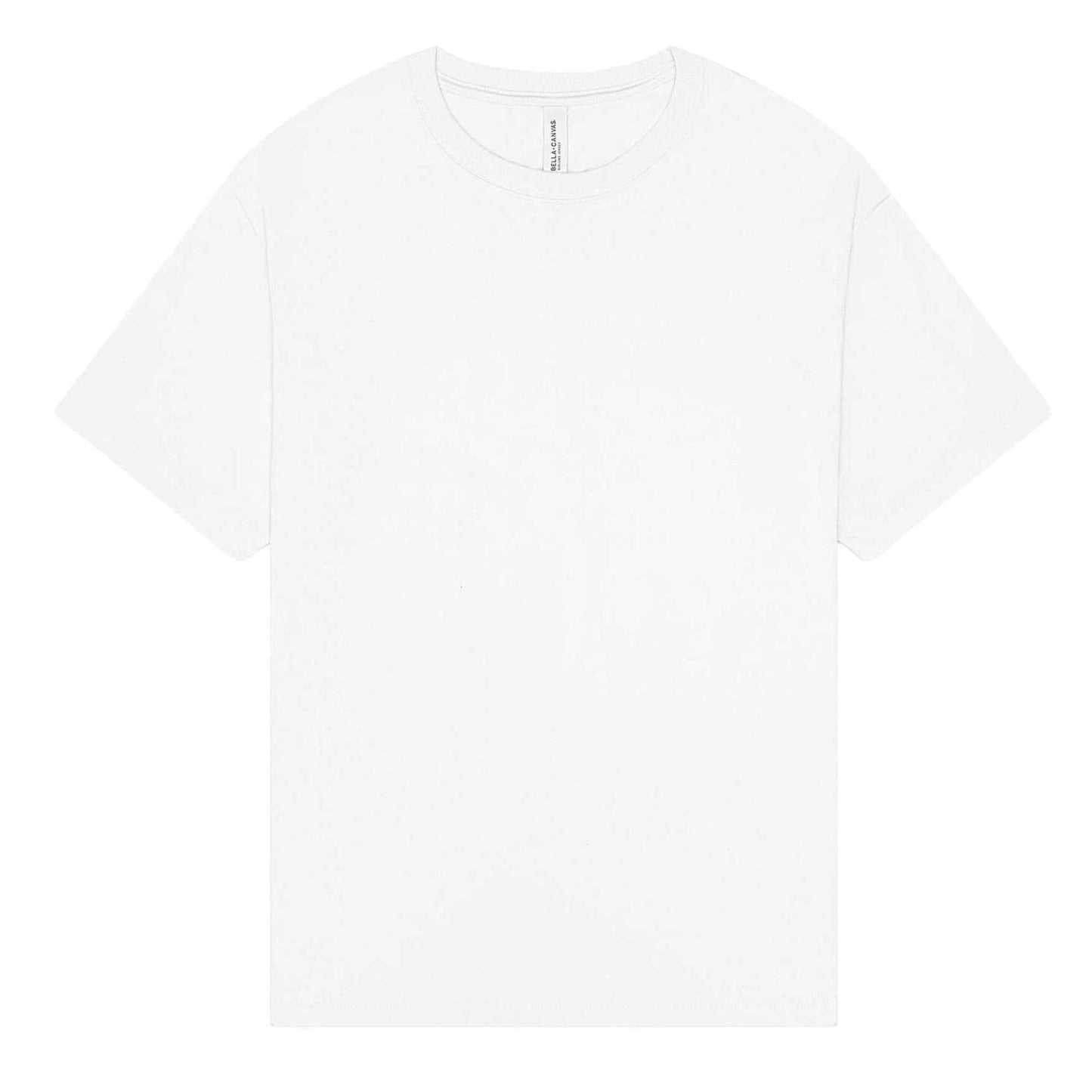 White - Front - Bella + Canvas Unisex Adult Heavyweight Boxy T-Shirt