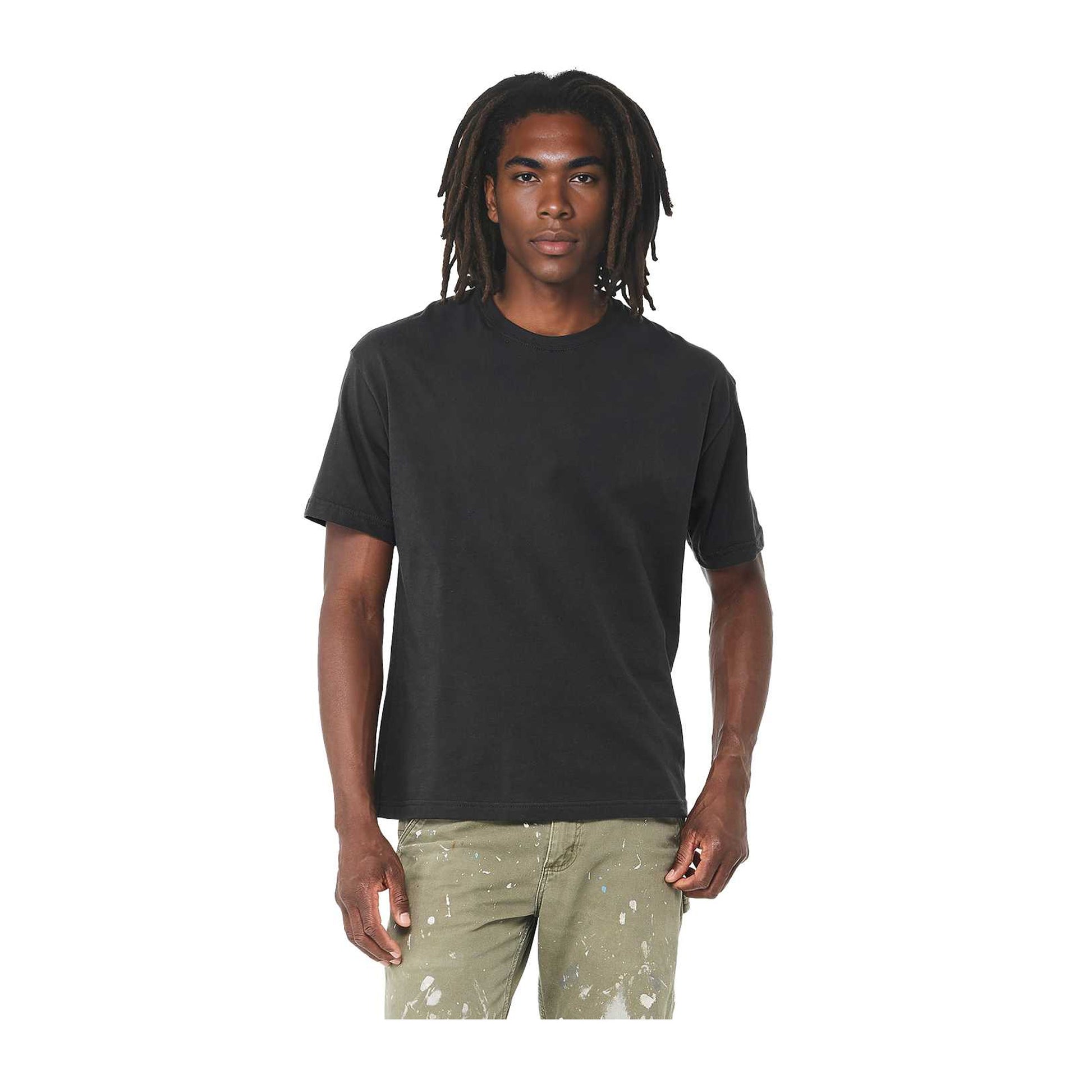 Dark Grey - Side - Bella + Canvas Unisex Adult Heavyweight Boxy T-Shirt