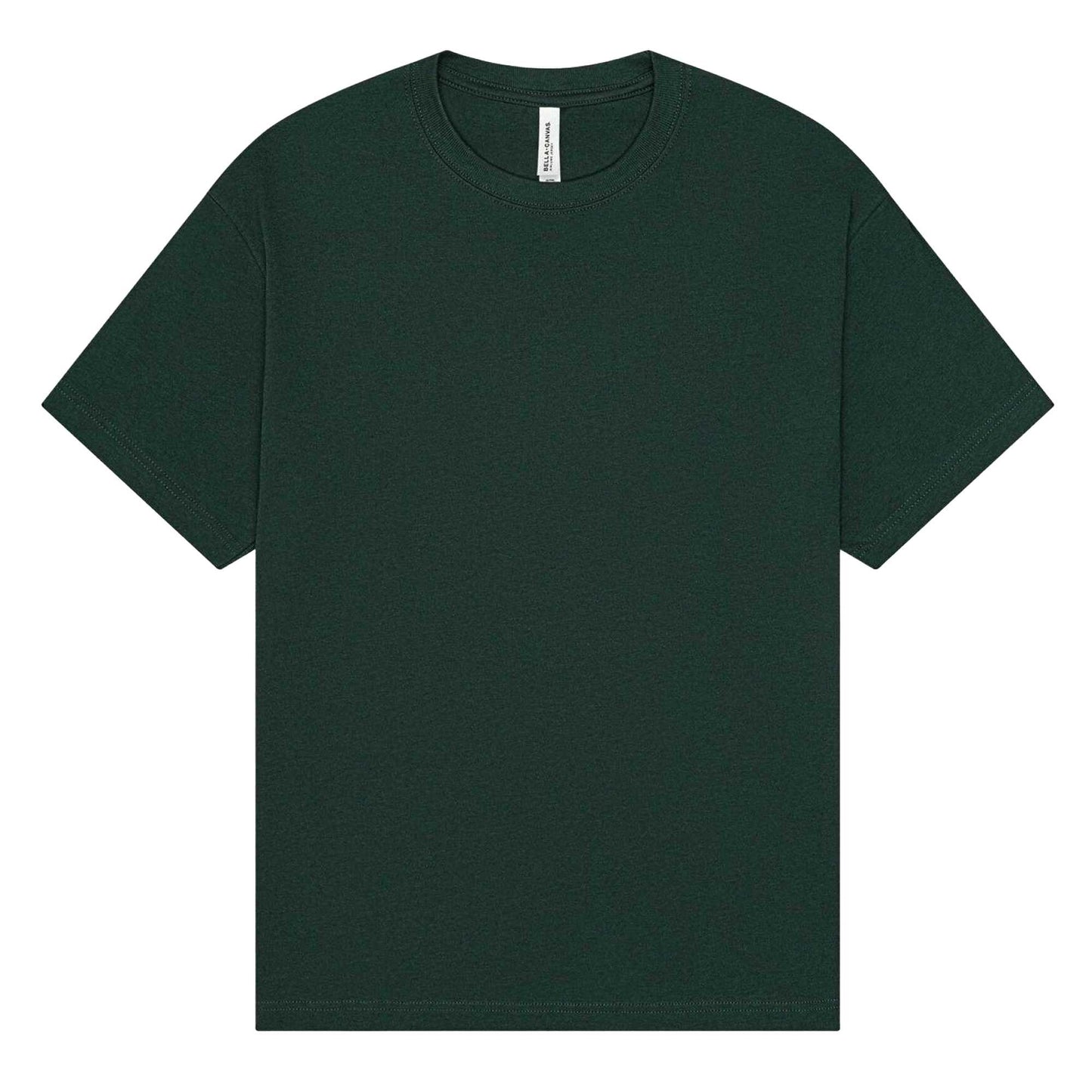 Forest Green - Front - Bella + Canvas Unisex Adult Heavyweight Boxy T-Shirt