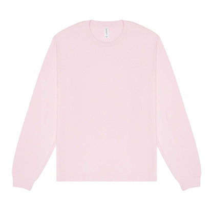 Soft Pink - Front - Bella + Canvas Unisex Adult Heavyweight Boxy Long-Sleeved T-Shirt