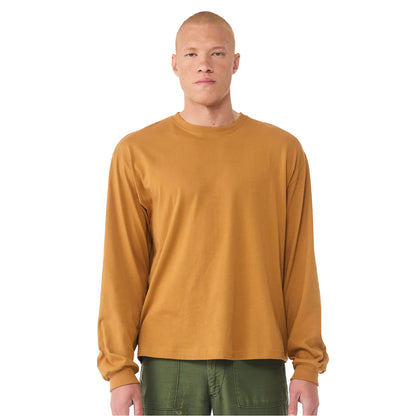 Toast - Back - Bella + Canvas Unisex Adult Heavyweight Boxy Long-Sleeved T-Shirt