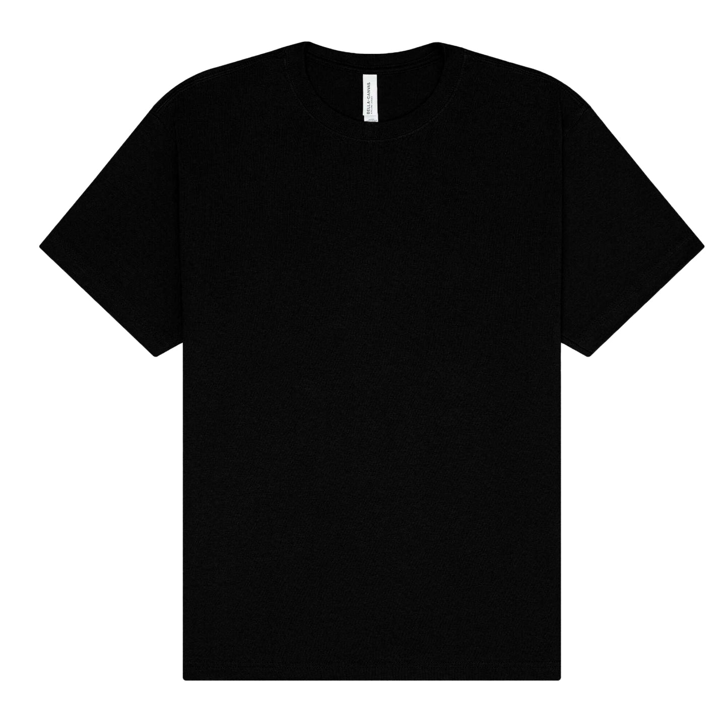 Black - Front - Bella + Canvas Unisex Adult Heavy Short-Sleeved T-Shirt