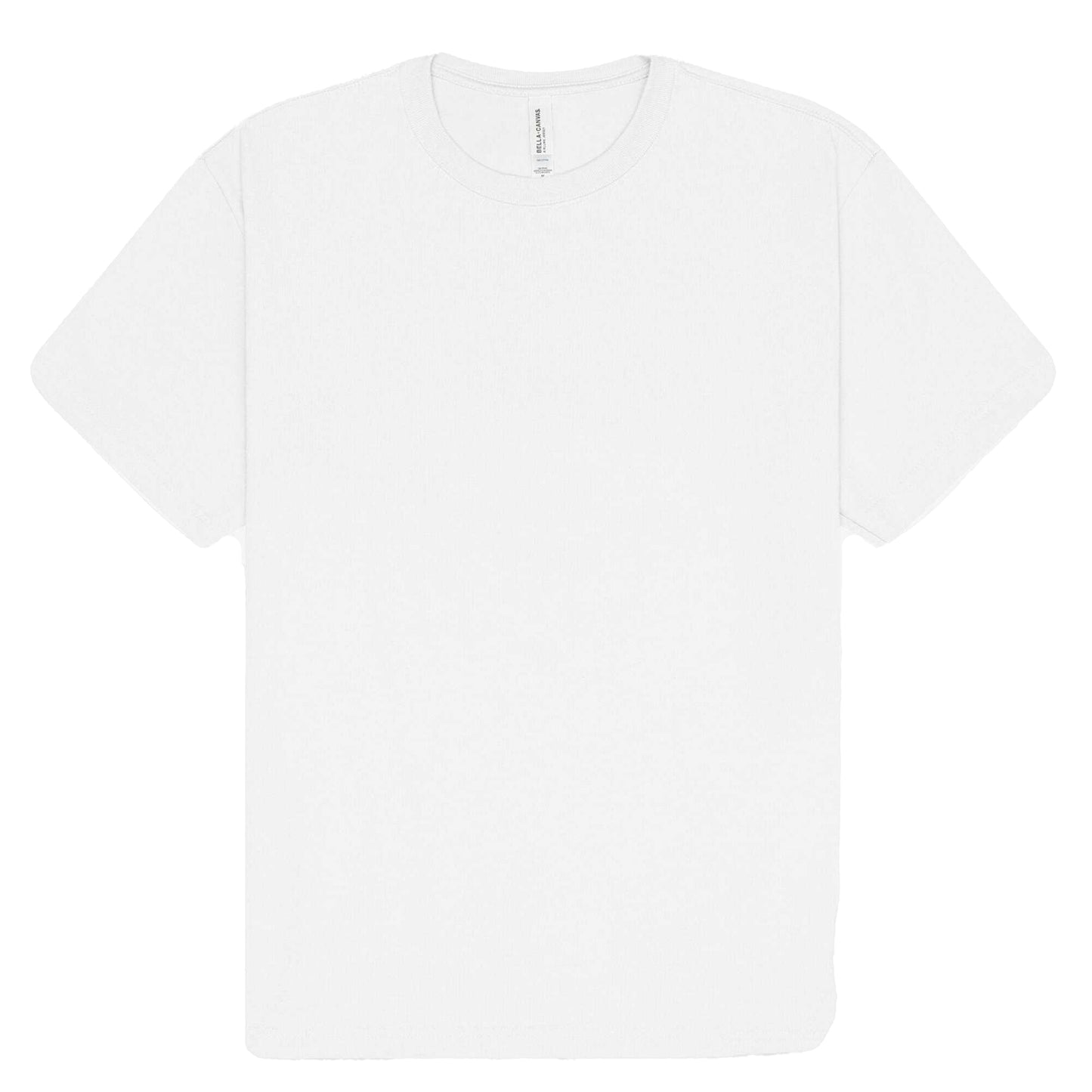 White - Back - Bella + Canvas Unisex Adult Heavy Short-Sleeved T-Shirt