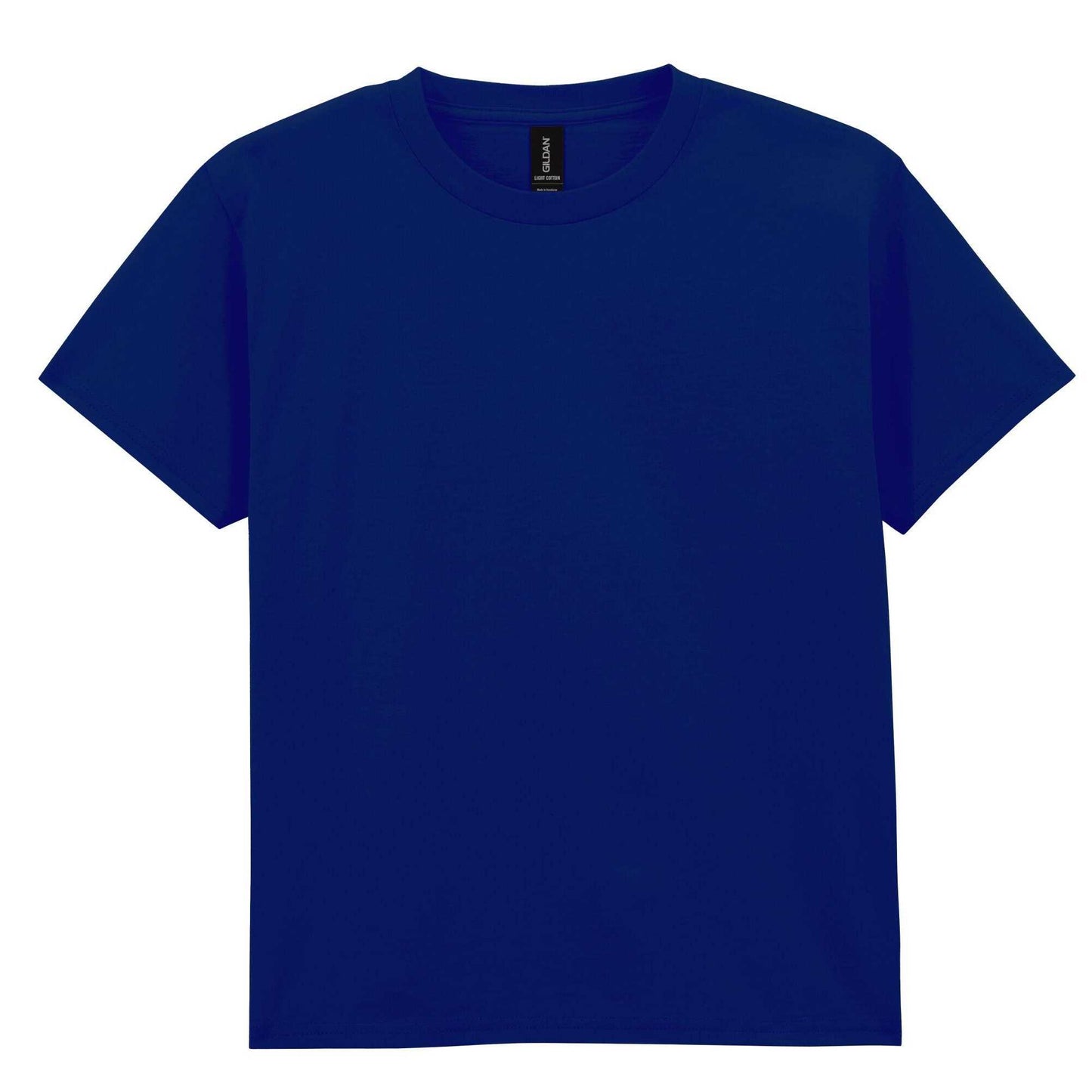 Navy Blue - Front - Gildan Childrens-Kids Cotton Lightweight T-Shirt