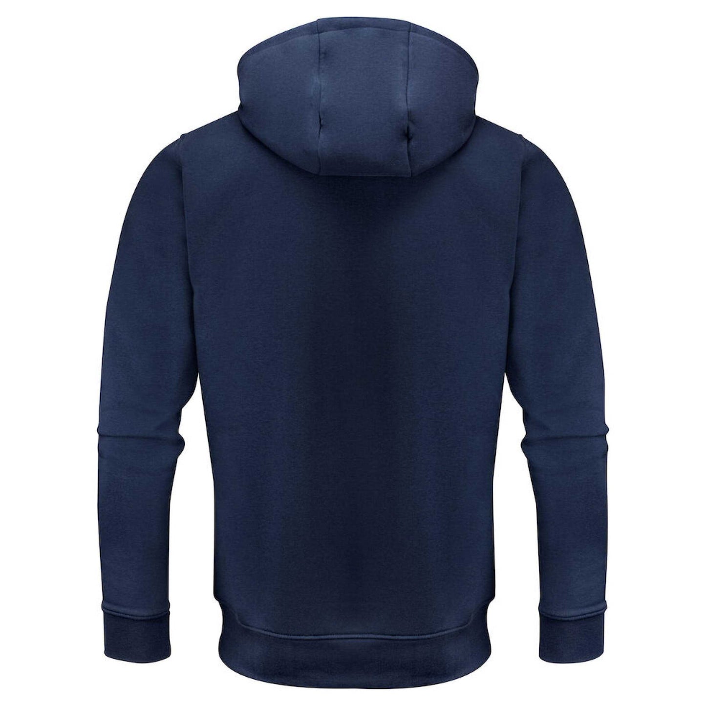 Navy - Back - James Harvest Mens Westwood Heights Full Zip Hoodie
