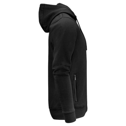 Black - Lifestyle - James Harvest Mens Westwood Heights Full Zip Hoodie