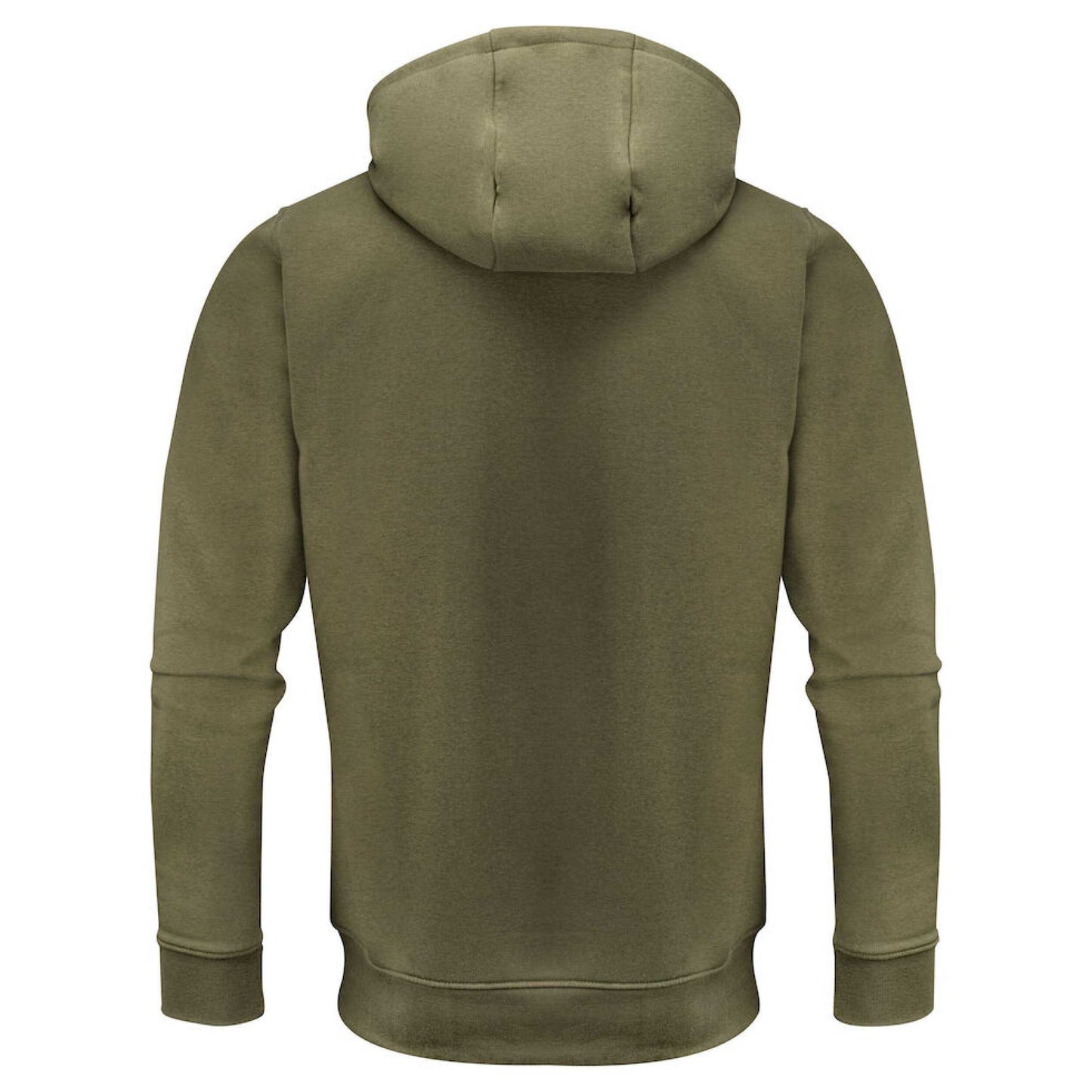 Moss Green - Back - James Harvest Mens Westwood Heights Full Zip Hoodie