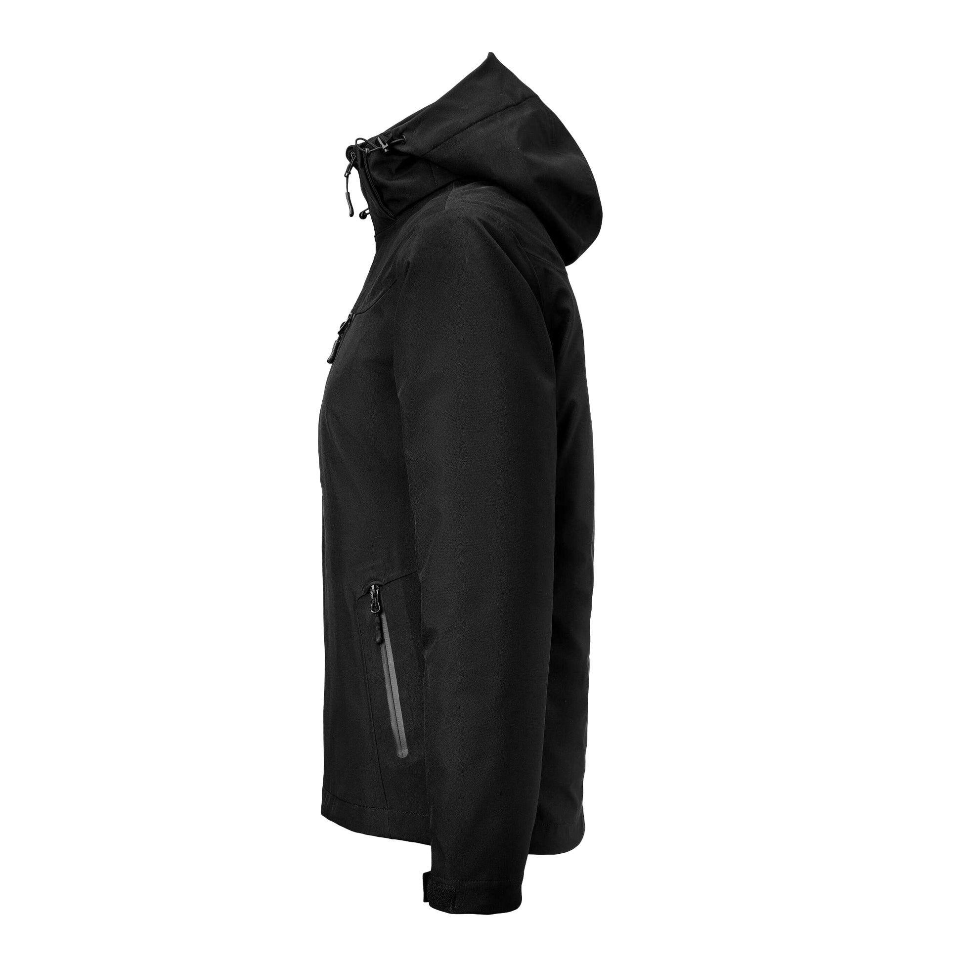 Black - Side - James Harvest Womens-Ladies Pinnacles Jacket