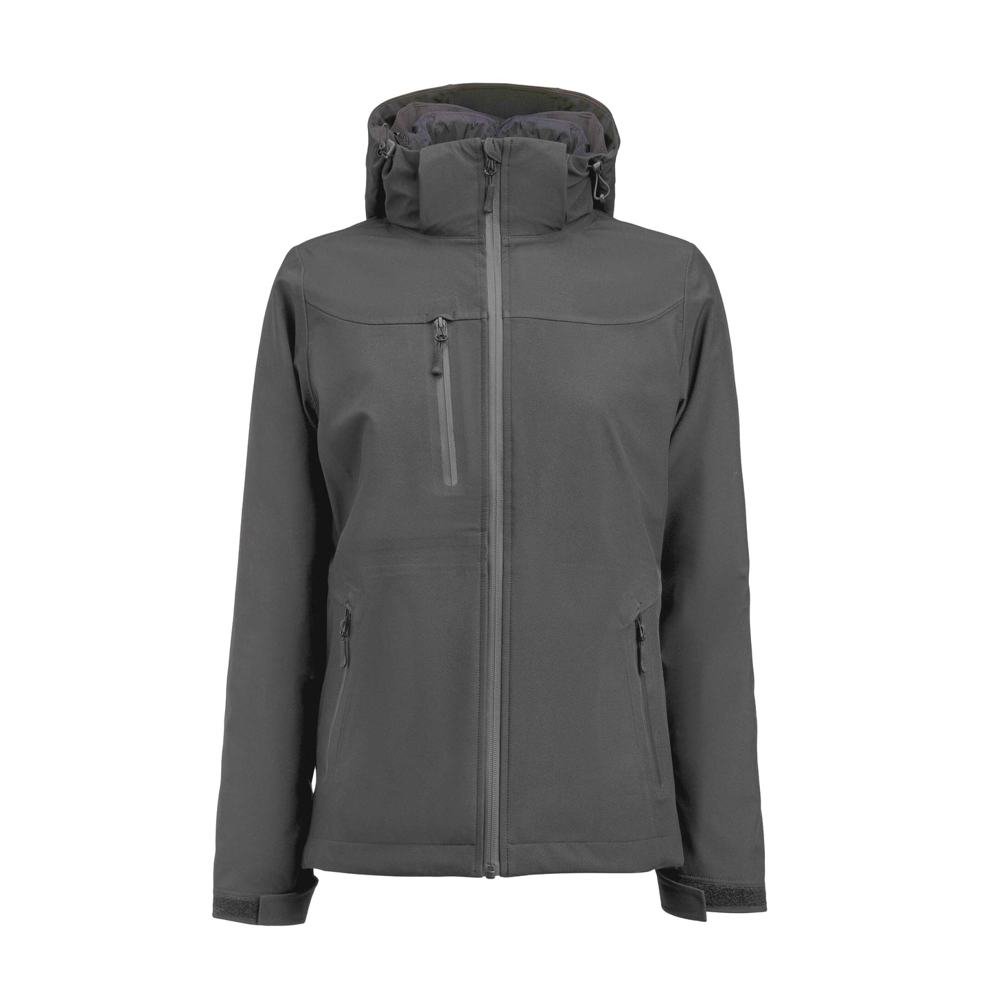Steel Grey - Front - James Harvest Womens-Ladies Pinnacles Jacket