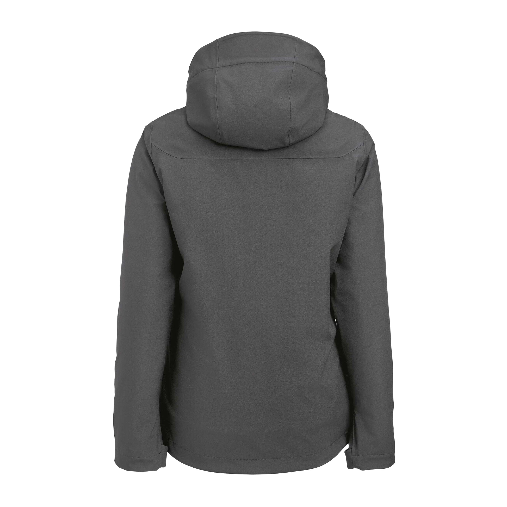 Steel Grey - Back - James Harvest Womens-Ladies Pinnacles Jacket