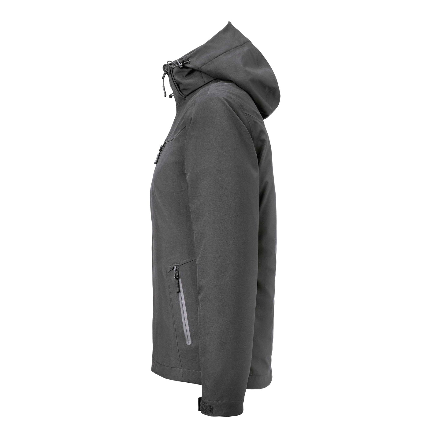 Steel Grey - Side - James Harvest Womens-Ladies Pinnacles Jacket