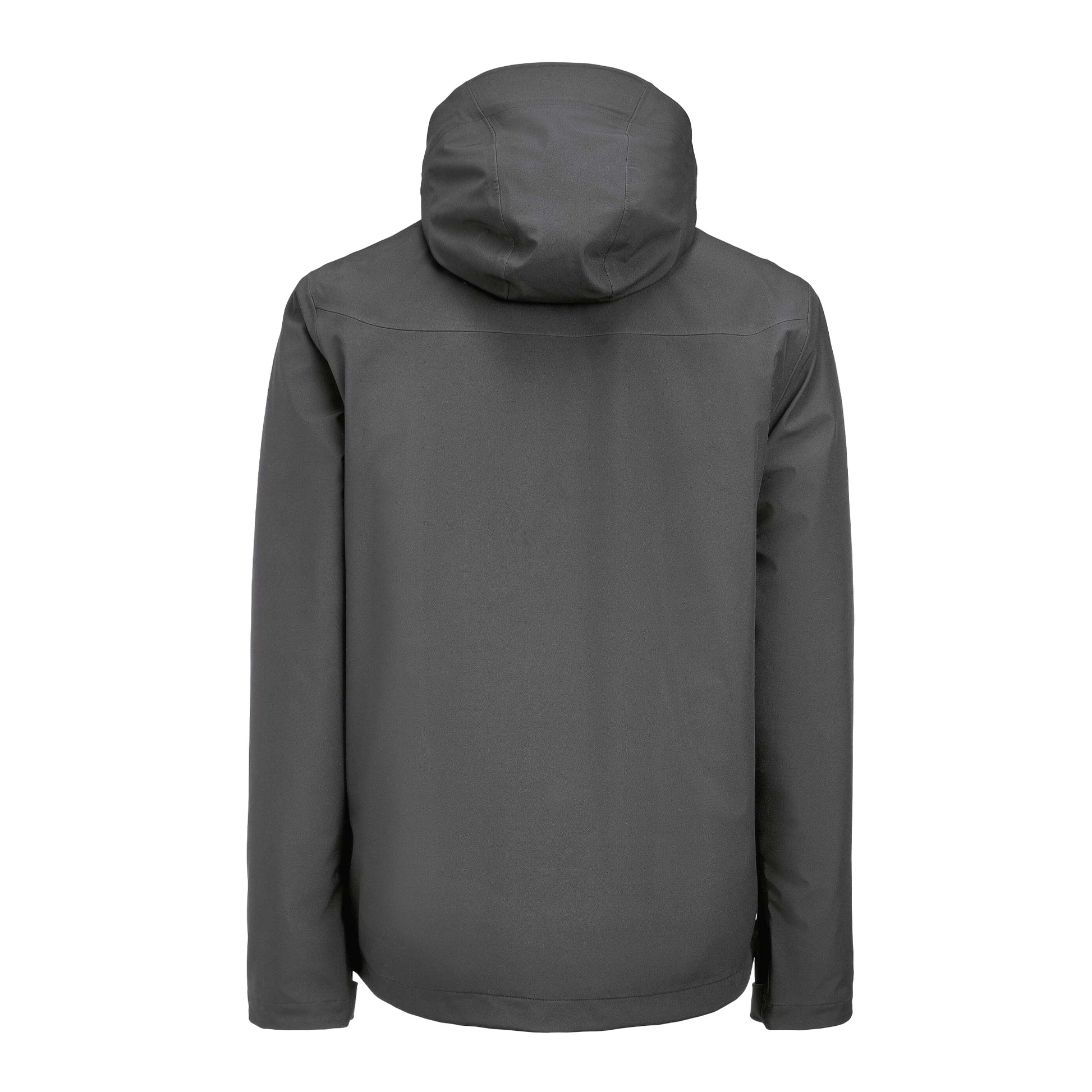 Steel Grey - Back - James Harvest Mens Pinnacles Jacket