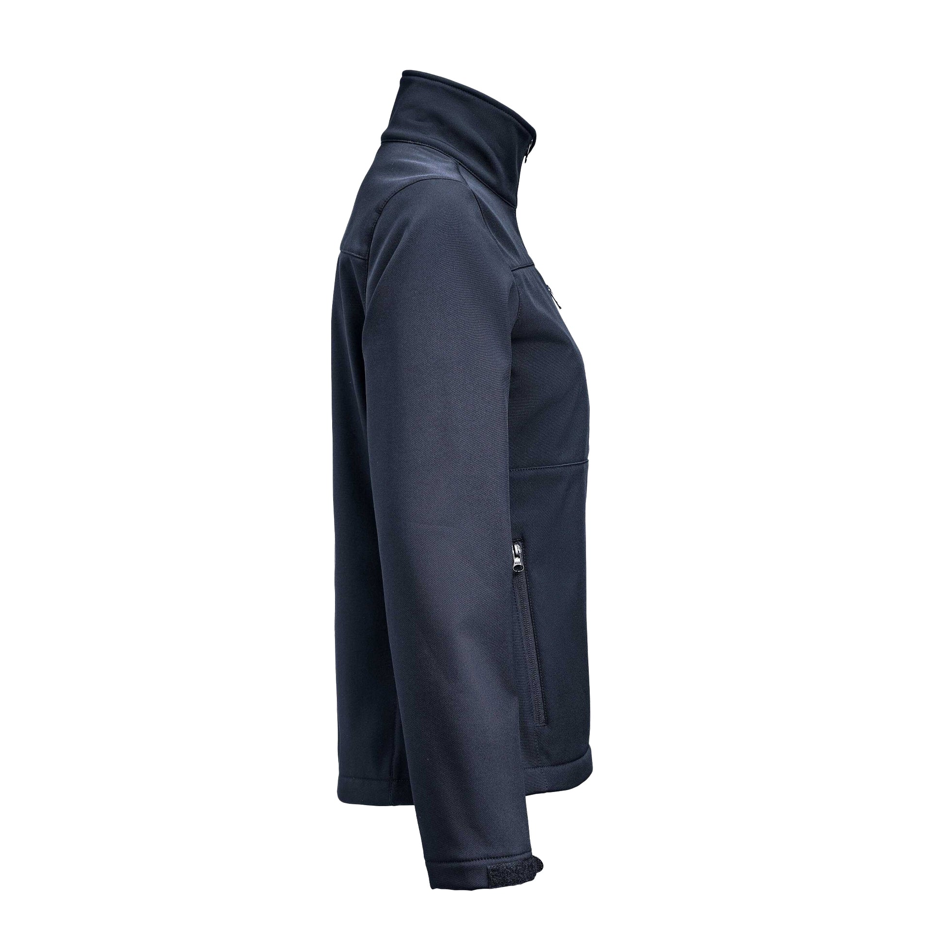 Navy - Side - James Harvest Womens-Ladies Mammoth Jacket