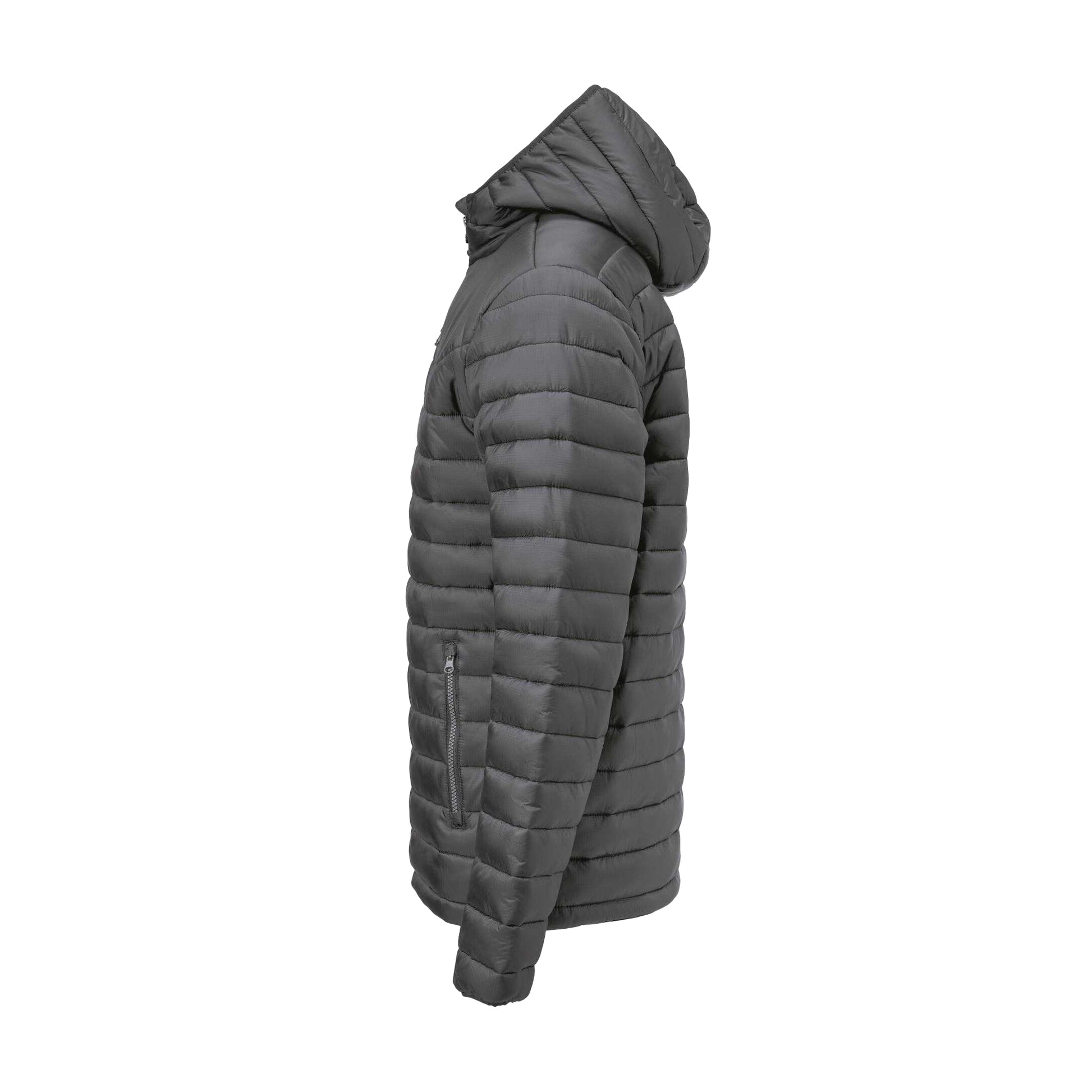Steel Grey - Side - James Harvest Mens Meadows Jacket