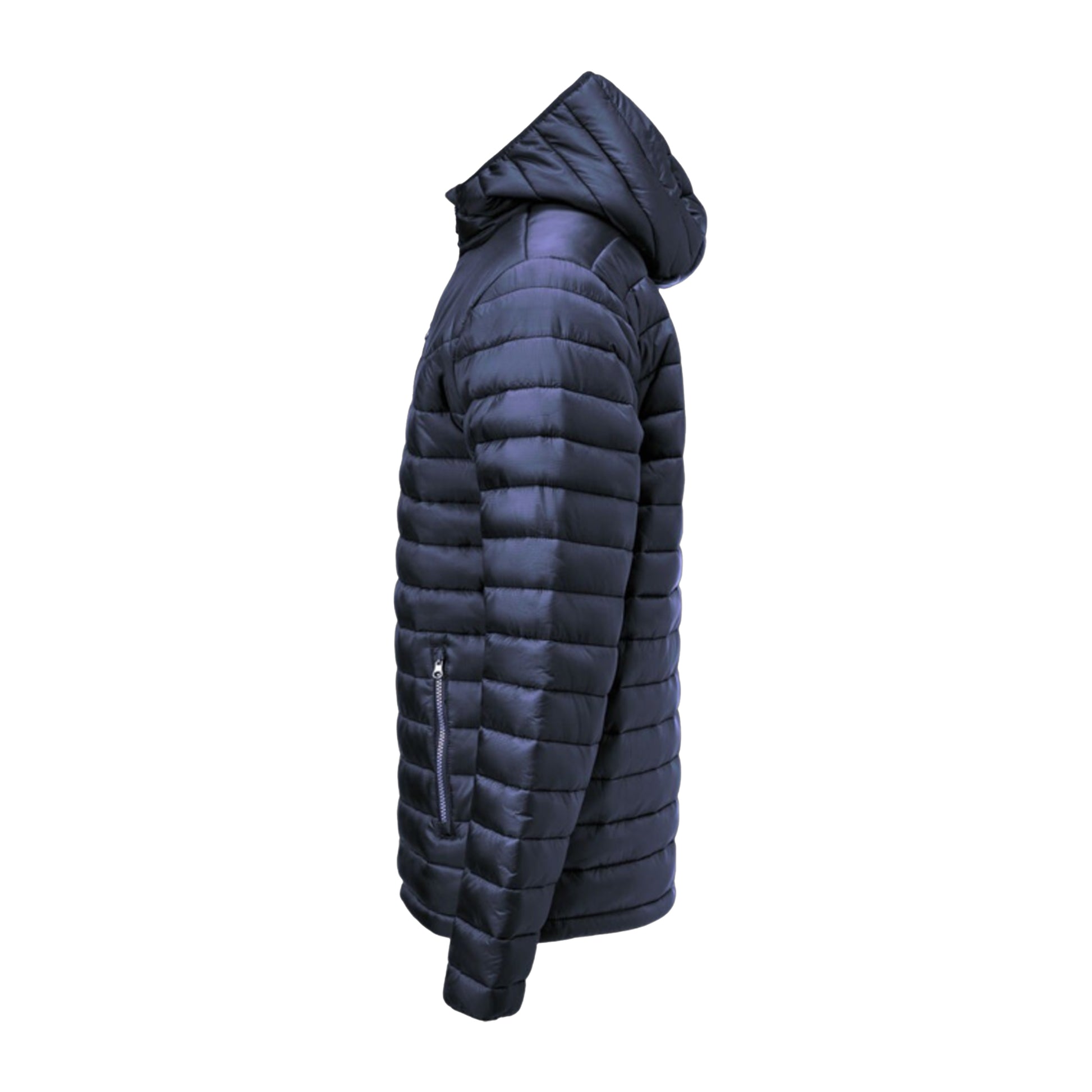 Navy - Side - James Harvest Mens Meadows Jacket