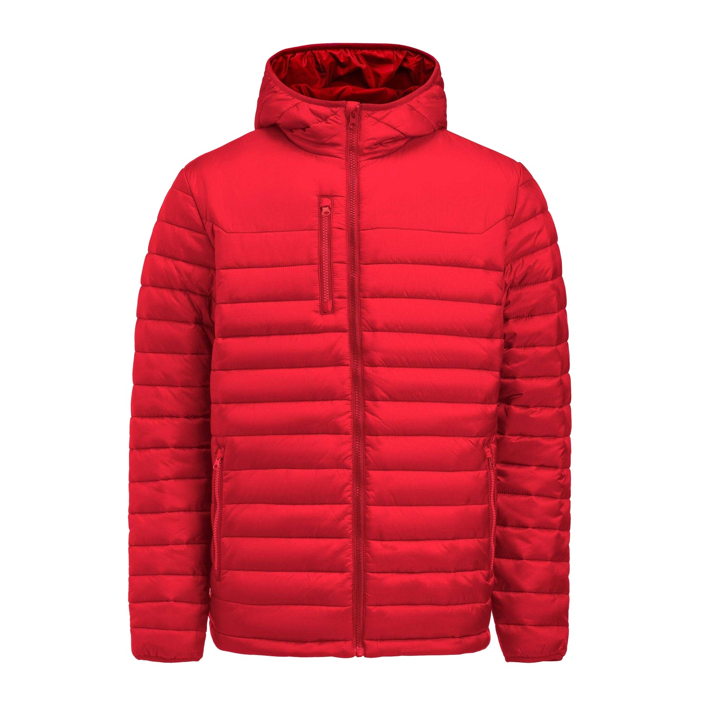 Red - Front - James Harvest Mens Meadows Jacket