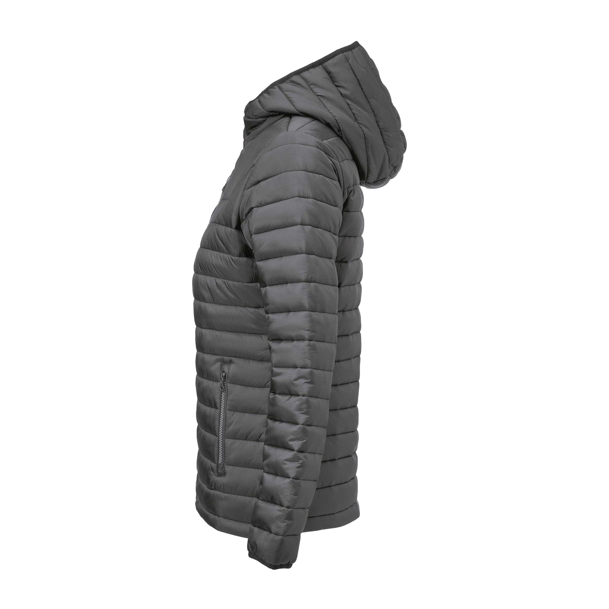Steel Grey - Side - James Harvest Womens-Ladies Meadows Jacket