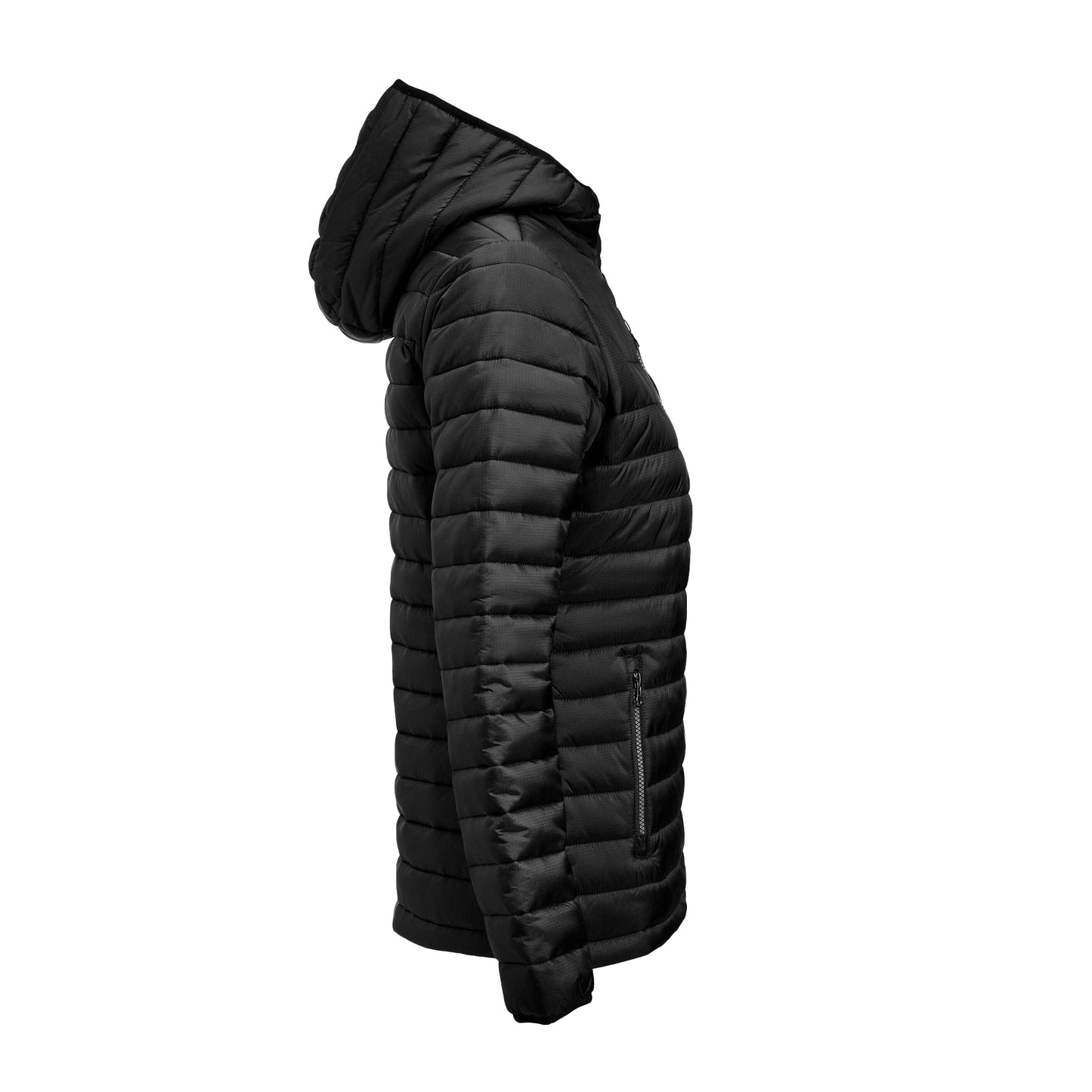 Black - Side - James Harvest Womens-Ladies Meadows Jacket