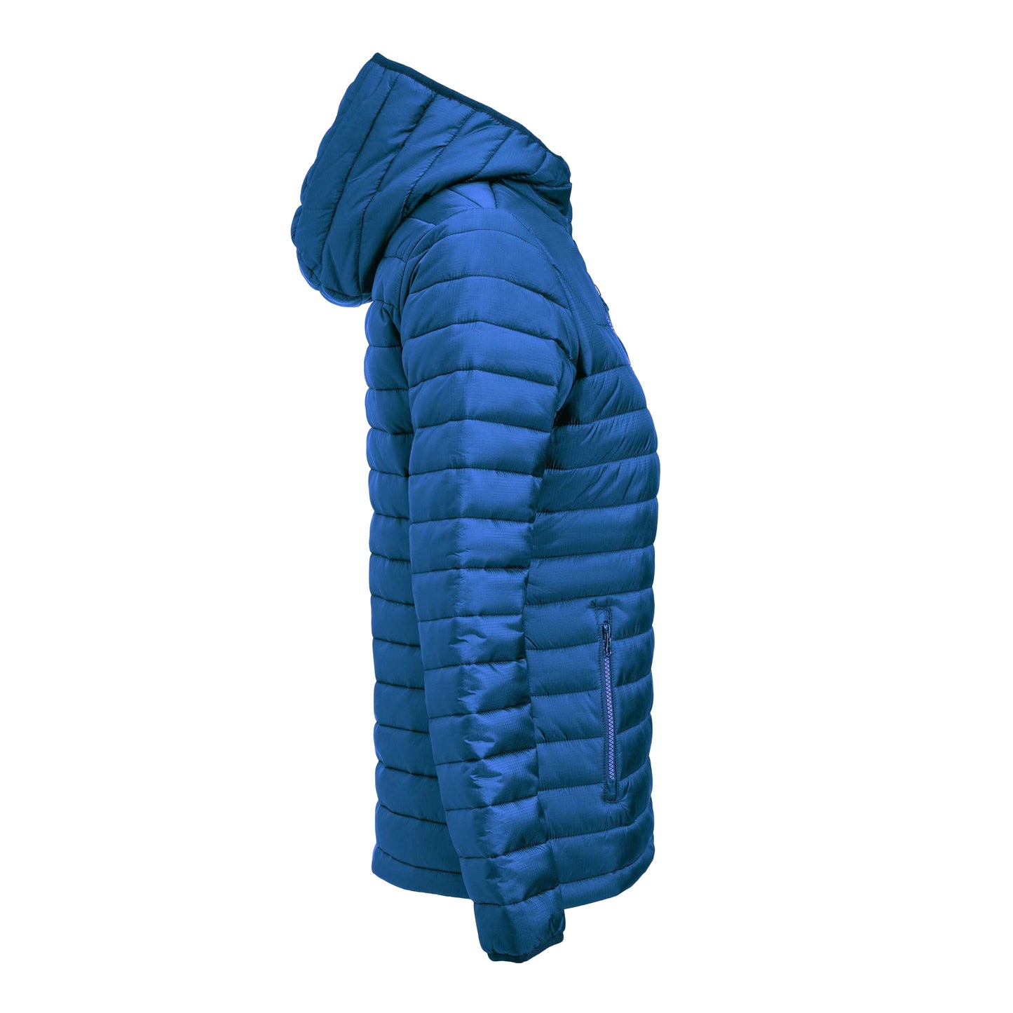 Blue - Side - James Harvest Womens-Ladies Meadows Jacket