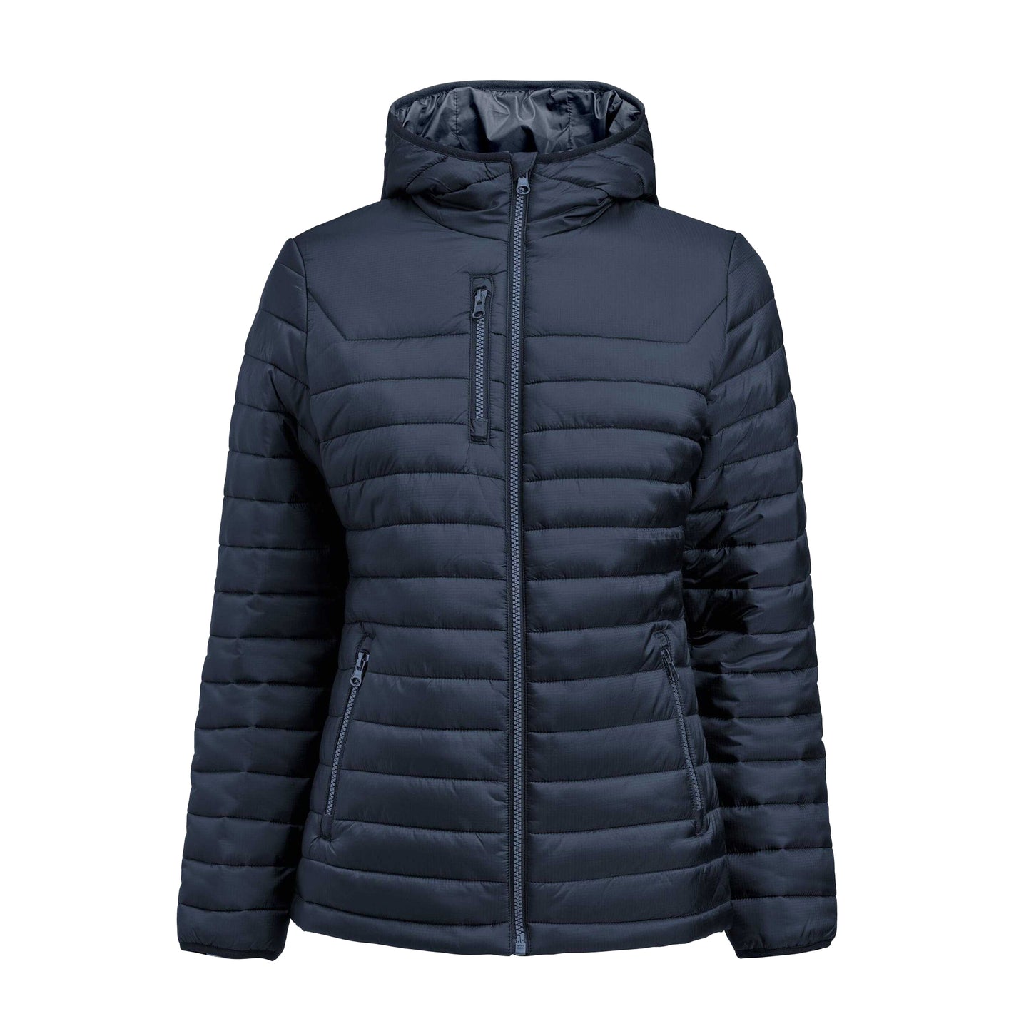 Navy - Front - James Harvest Womens-Ladies Meadows Jacket