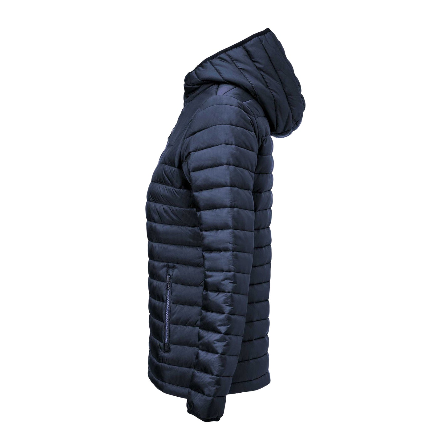 Navy - Side - James Harvest Womens-Ladies Meadows Jacket