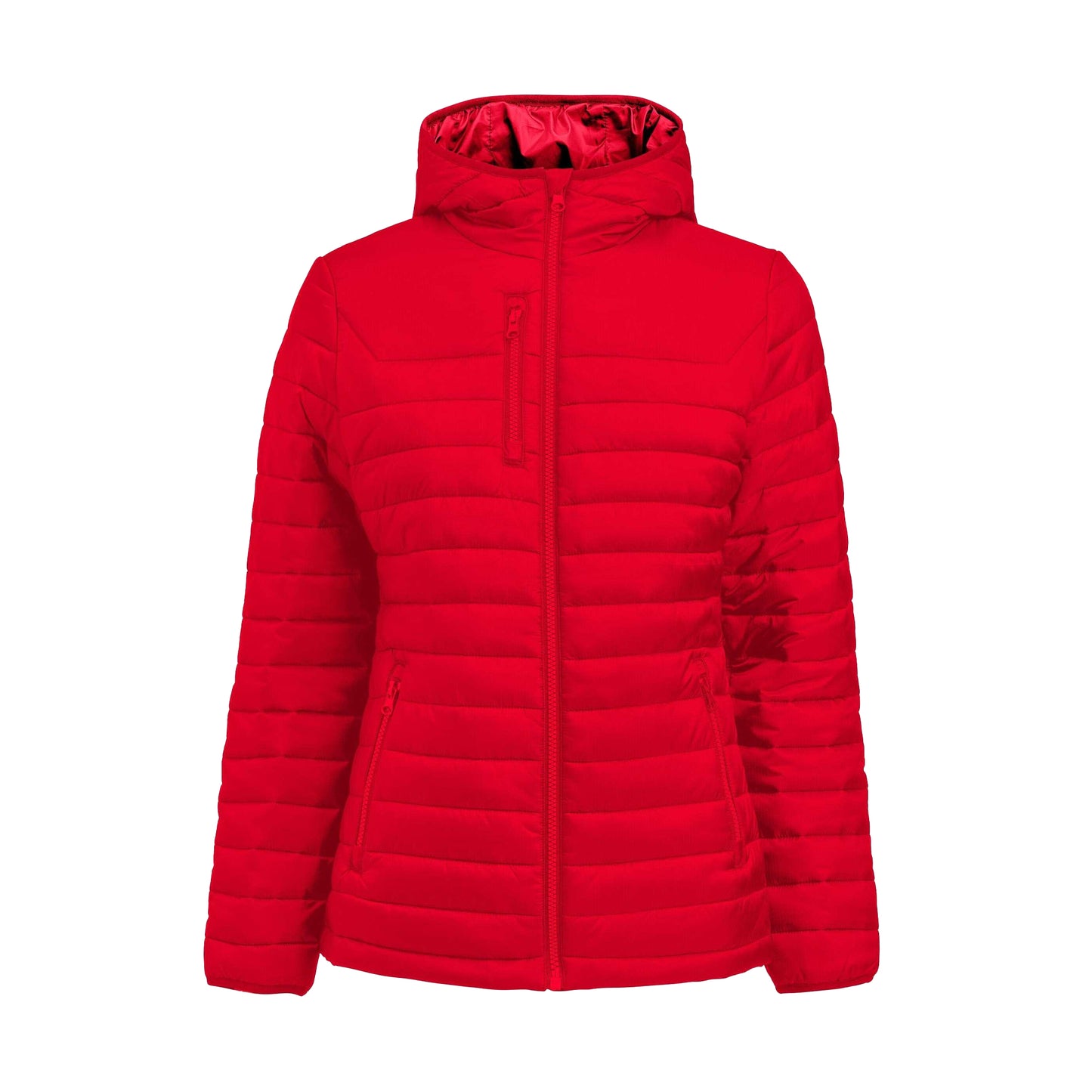 Red - Front - James Harvest Womens-Ladies Meadows Jacket
