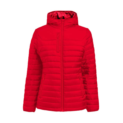 Red - Front - James Harvest Womens-Ladies Meadows Jacket