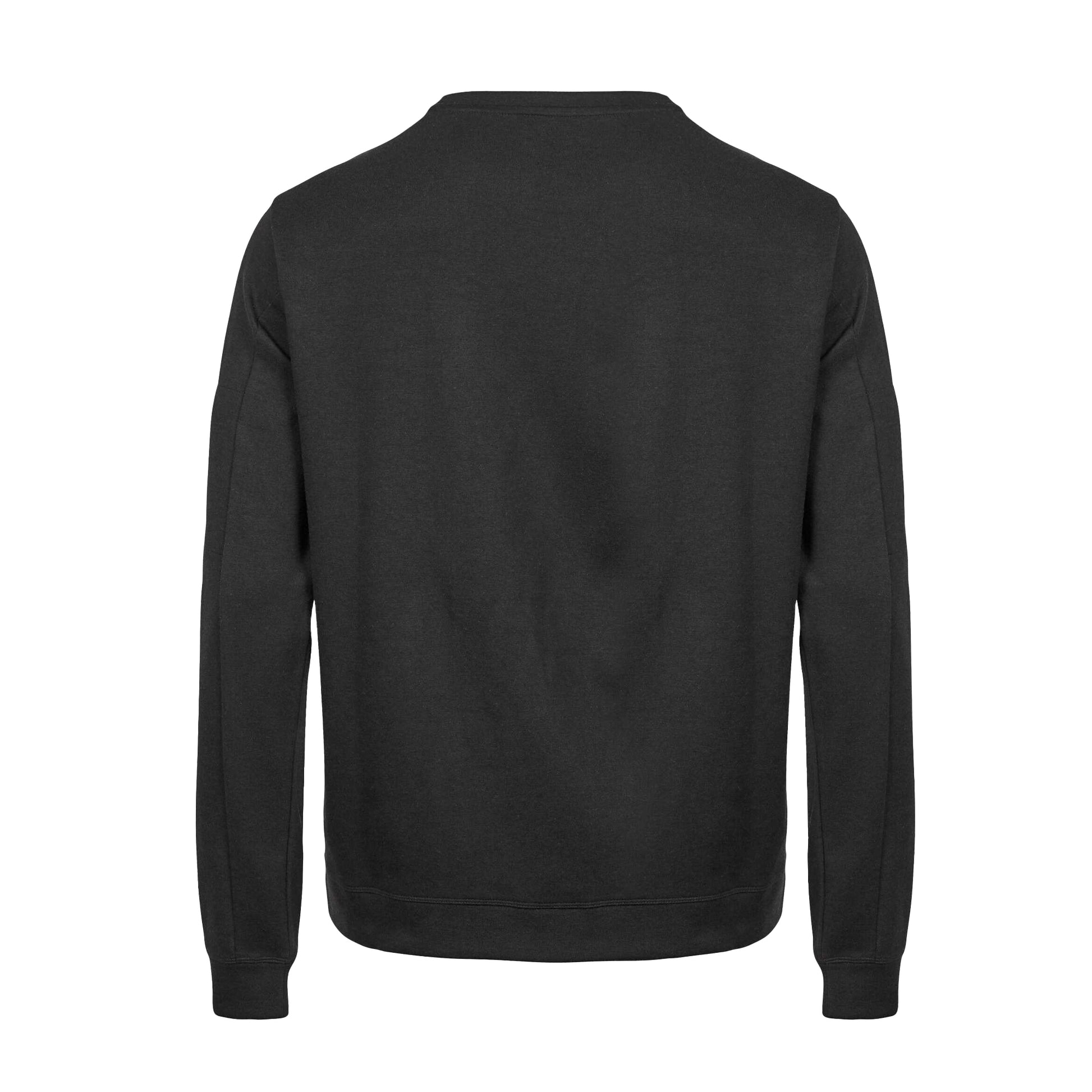 Black - Back - Tee Jays Mens Crew Neck Athletic Sweatshirt