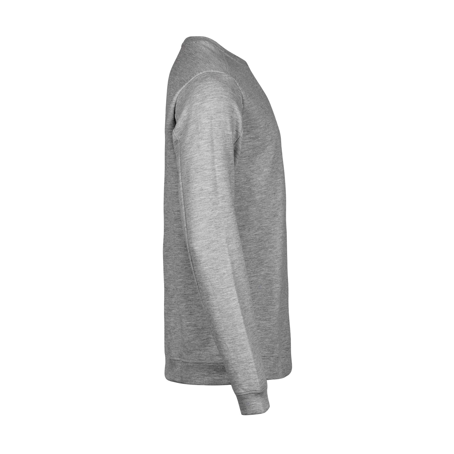 Heather Grey - Side - Tee Jays Mens Crew Neck Athletic Sweatshirt