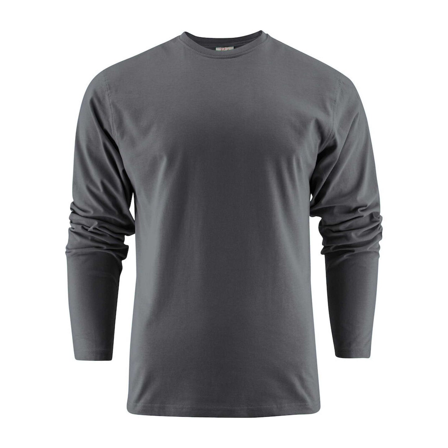 Steel Grey - Front - Printer Unisex Adult Heavier Pro Long-Sleeved T-Shirt