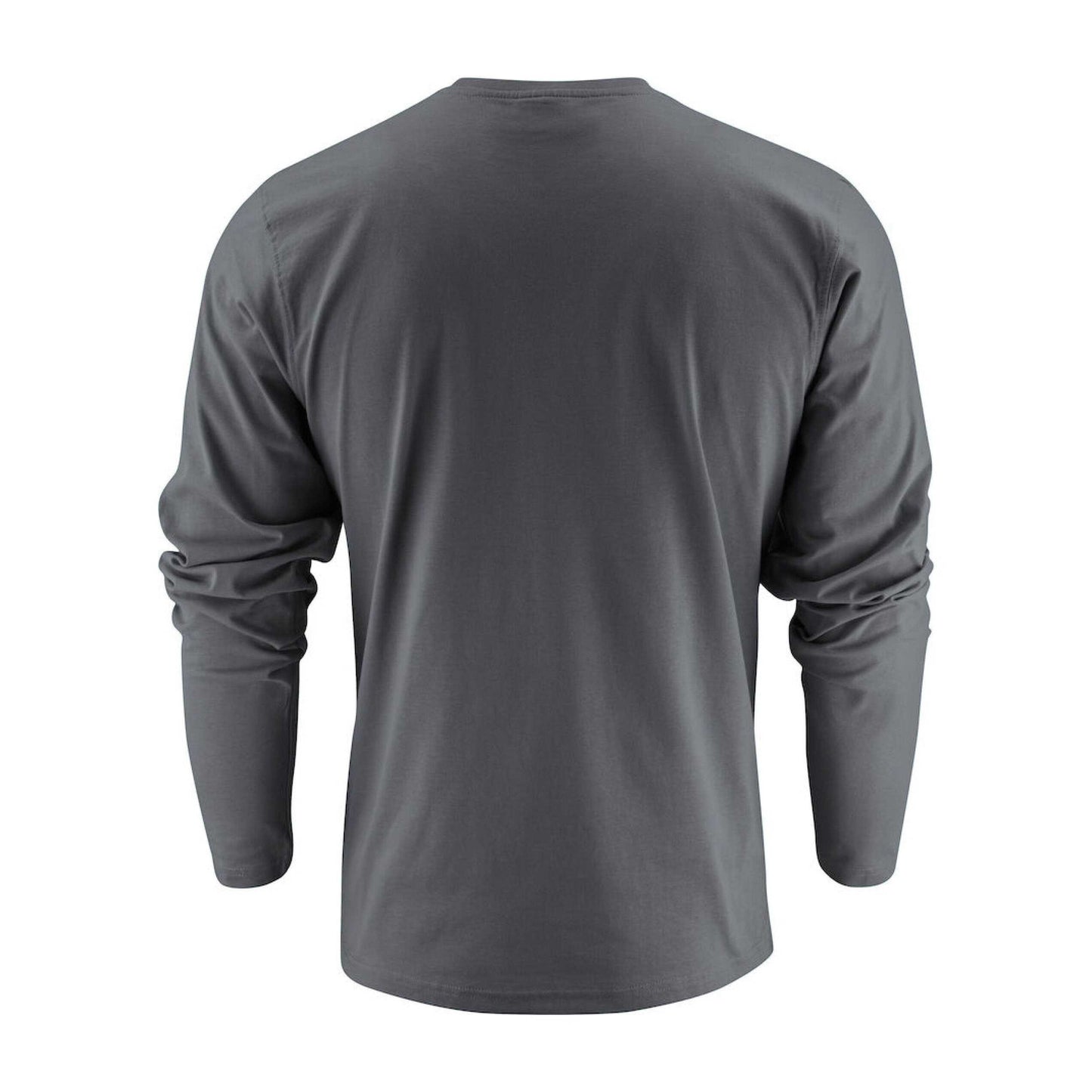 Steel Grey - Back - Printer Unisex Adult Heavier Pro Long-Sleeved T-Shirt