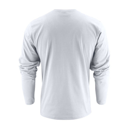 White - Back - Printer Unisex Adult Heavier Pro Long-Sleeved T-Shirt