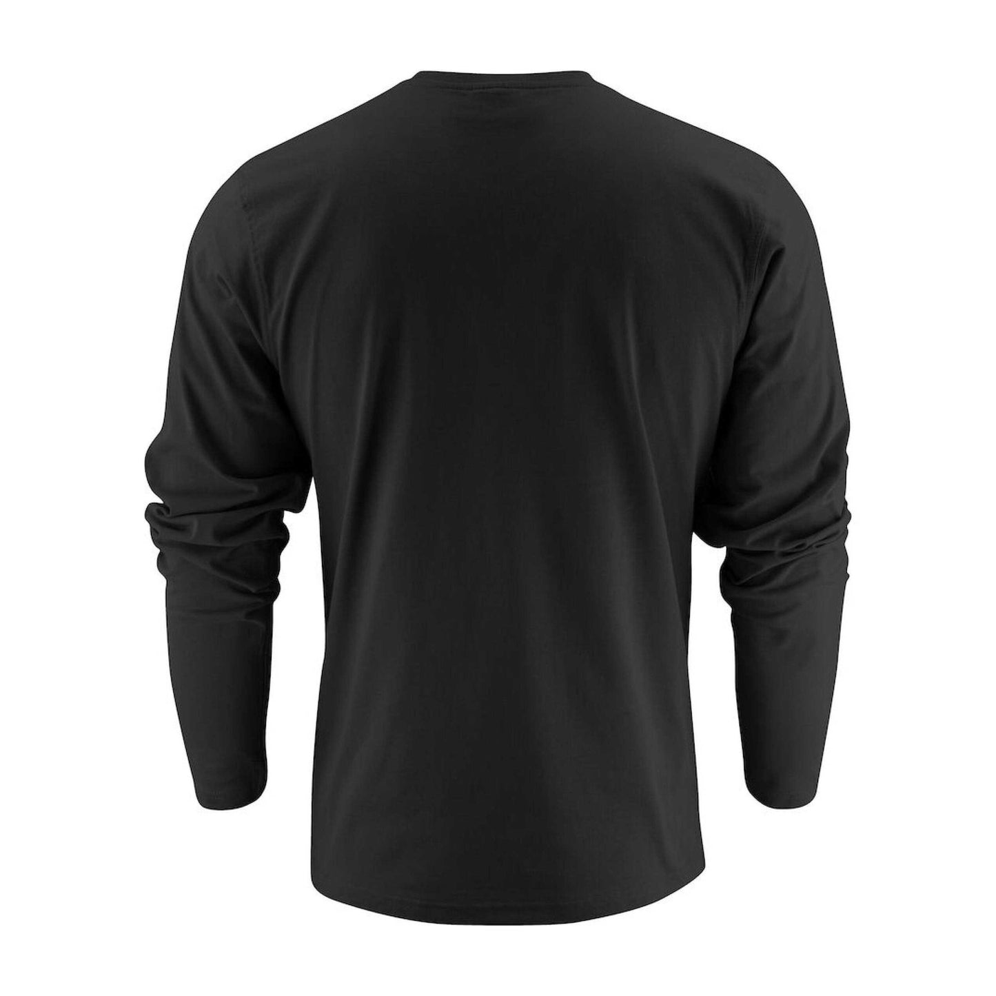 Black - Back - Printer Unisex Adult Heavier Pro Long-Sleeved T-Shirt