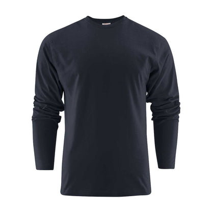 Dark Navy - Front - Printer Unisex Adult Heavier Pro Long-Sleeved T-Shirt
