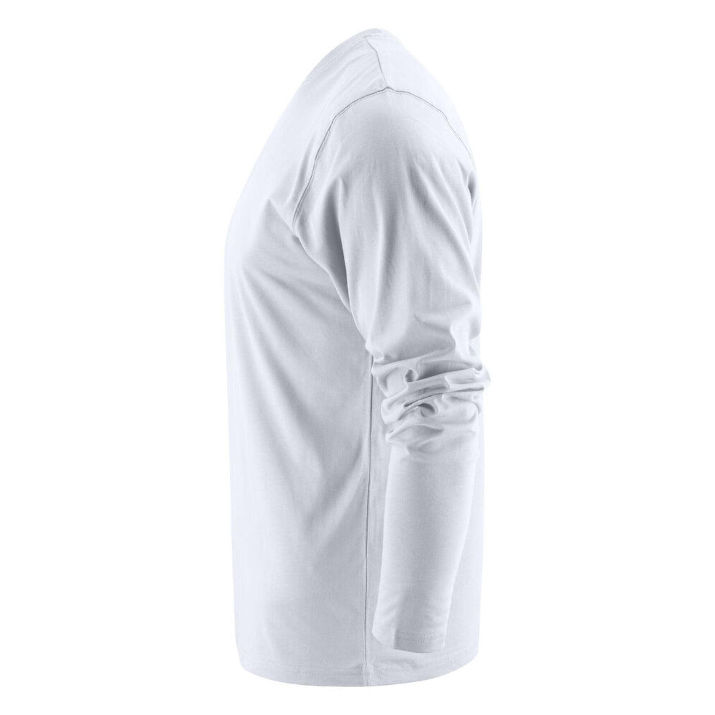 White - Side - Printer Unisex Adult Heavier Pro Long-Sleeved T-Shirt