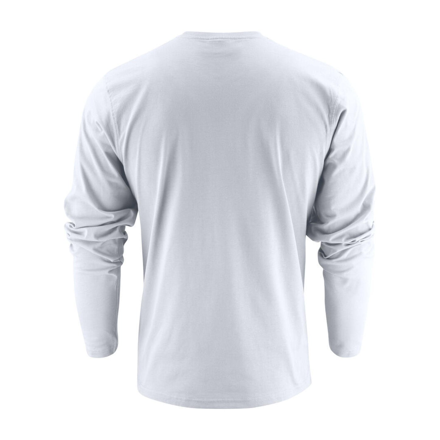 White - Pack Shot - Printer Unisex Adult Heavier Pro Long-Sleeved T-Shirt