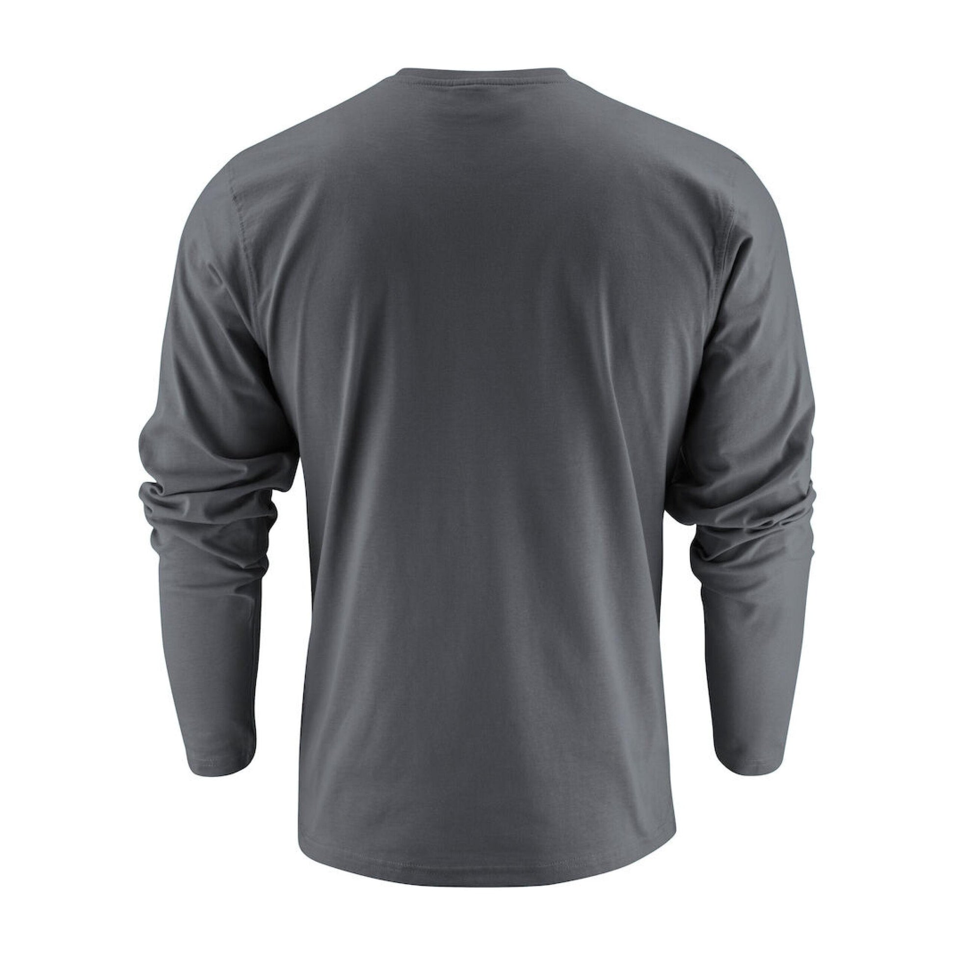 Steel Grey - Pack Shot - Printer Unisex Adult Heavier Pro Long-Sleeved T-Shirt