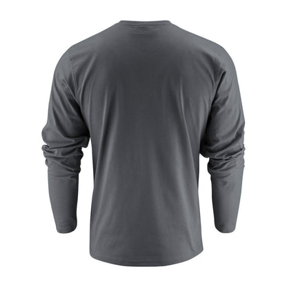 Steel Grey - Pack Shot - Printer Unisex Adult Heavier Pro Long-Sleeved T-Shirt
