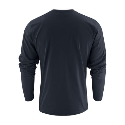 Dark Navy - Pack Shot - Printer Unisex Adult Heavier Pro Long-Sleeved T-Shirt