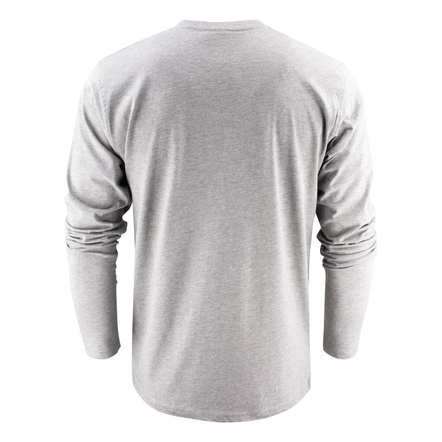 Grey Melange - Pack Shot - Printer Unisex Adult Heavier Pro Long-Sleeved T-Shirt