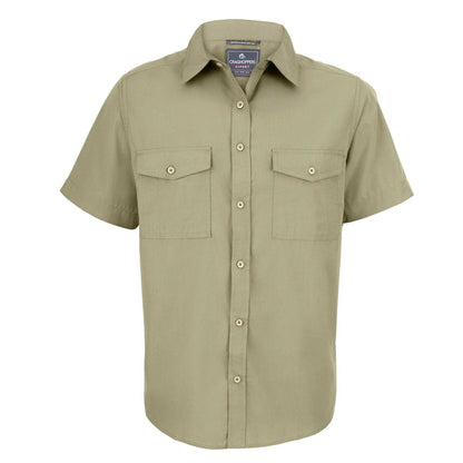 Pebble - Front - Craghoppers Expert Mens Kiwi Short-Sleeved Shirt