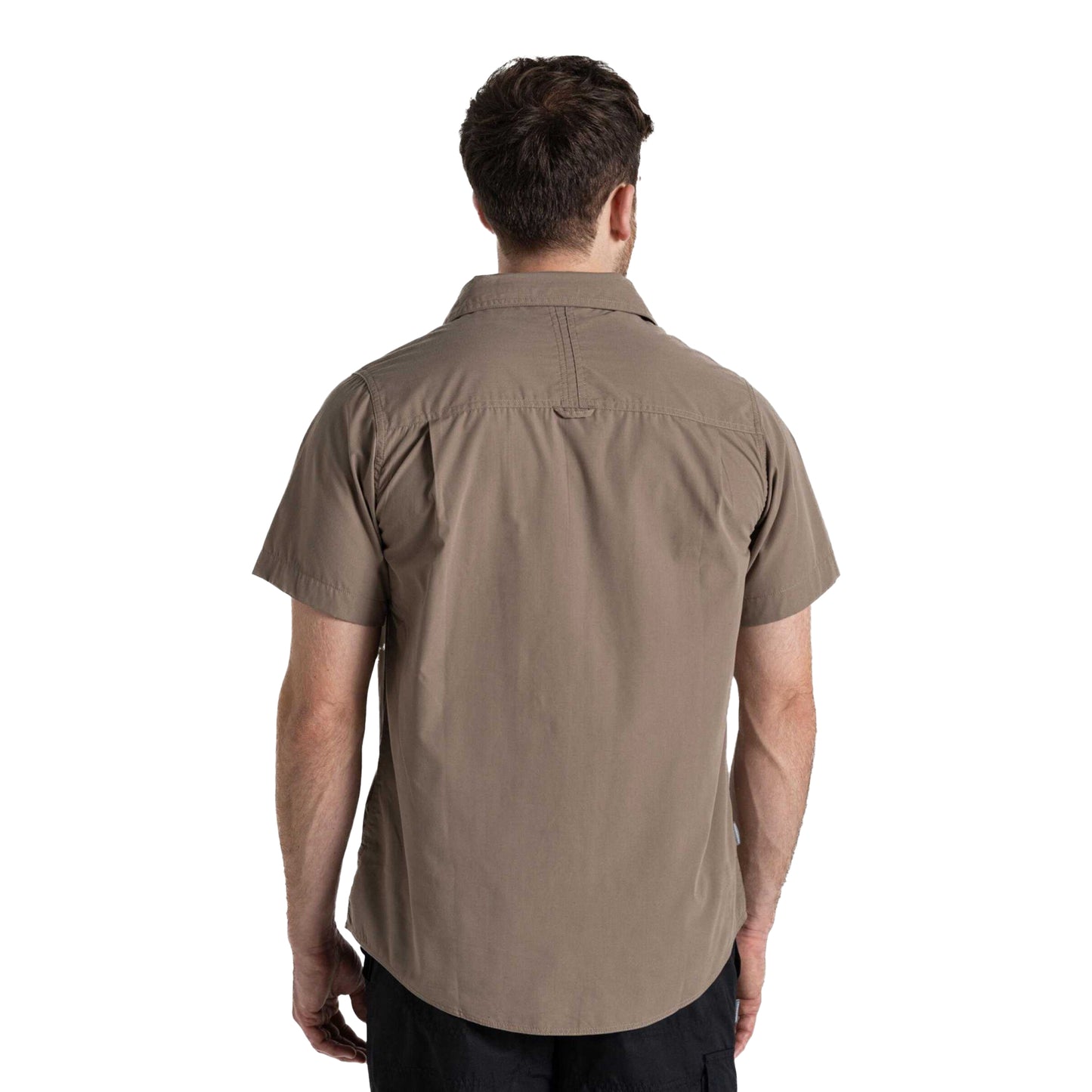 Pebble - Back - Craghoppers Expert Mens Kiwi Short-Sleeved Shirt