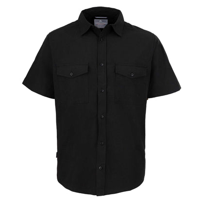 Black - Front - Craghoppers Expert Mens Kiwi Short-Sleeved Shirt