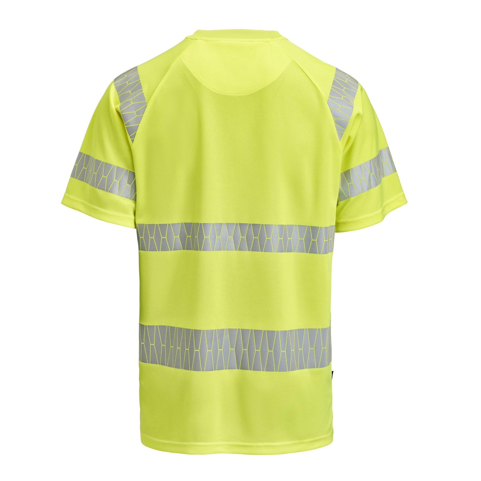 Hi Vis Yellow - Side - Jobman Mens High-Vis T-Shirt