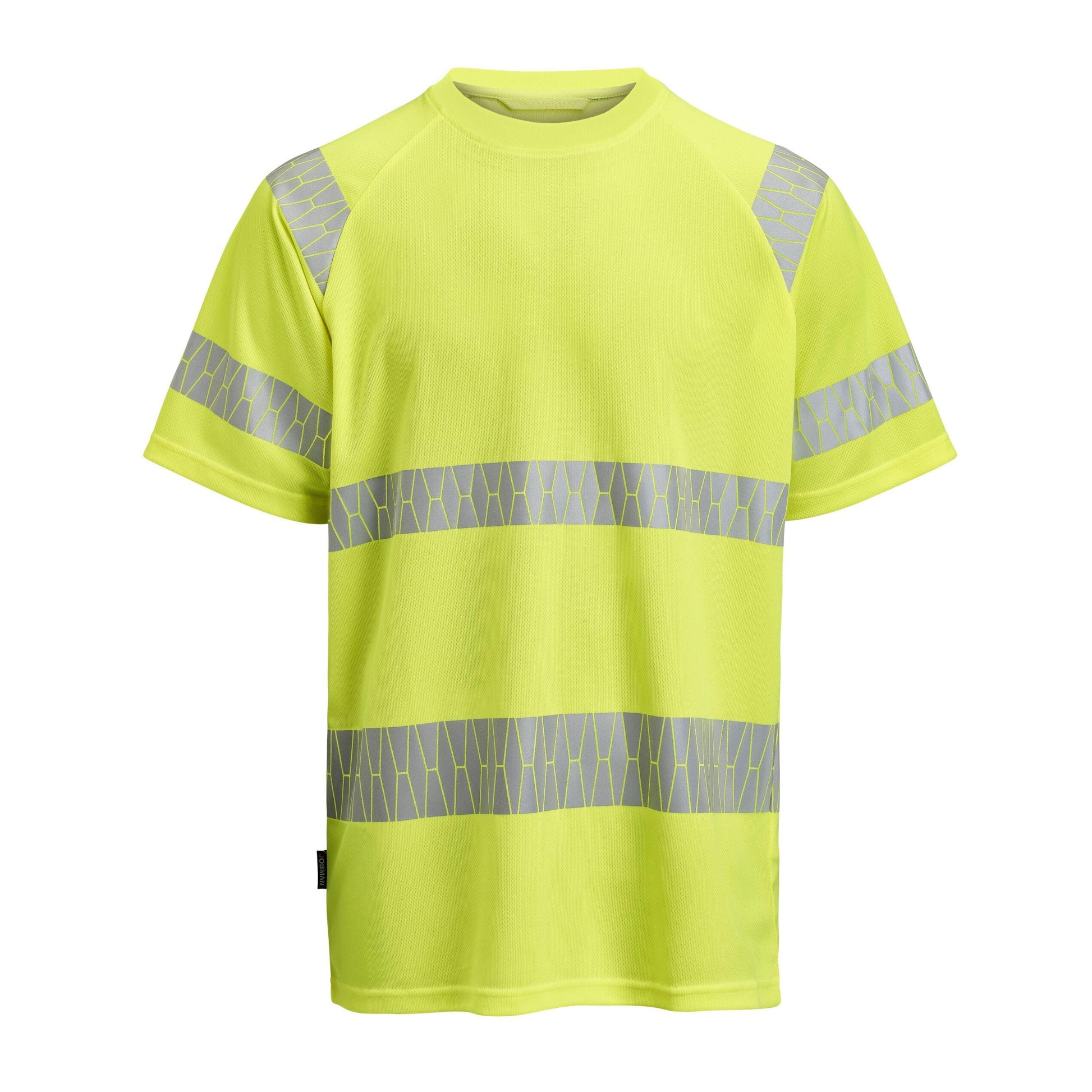 Hi Vis Yellow - Front - Jobman Mens High-Vis T-Shirt