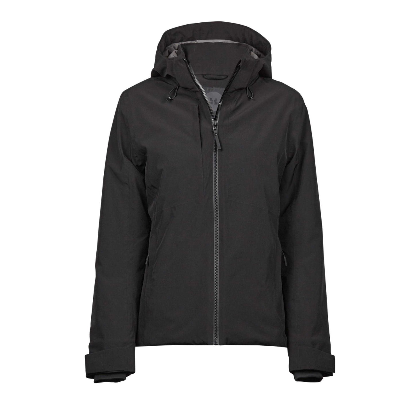 Black - Front - Tee Jays Womens-Ladies All Weather Jacket