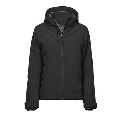 Black - Front - Tee Jays Womens-Ladies All Weather Jacket