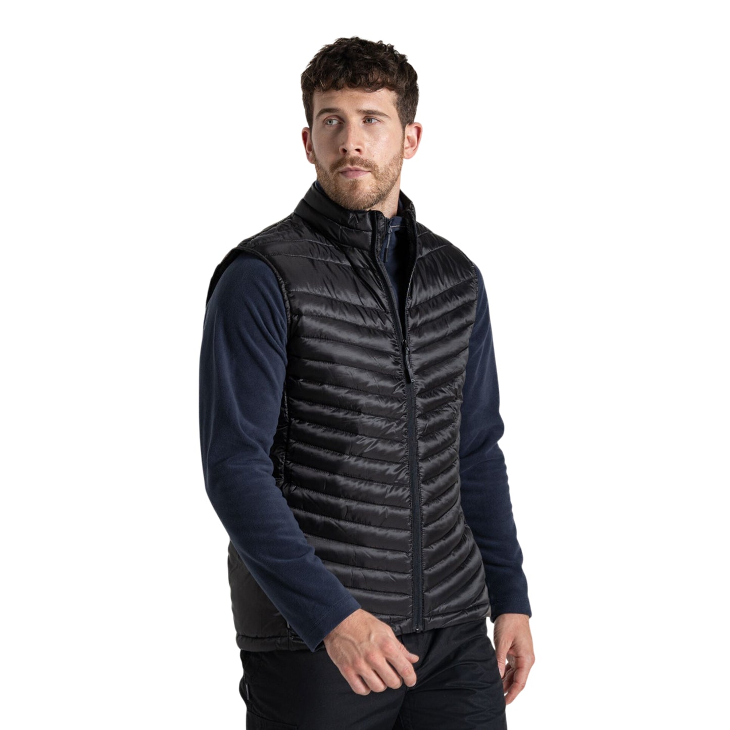 Black - Side - Craghoppers Expert Unisex Adult Expolite Thermal Gilet